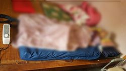 氣墊床直接放在彈簧床、木板床上(容易跌落)-氣墊床錯誤使用
